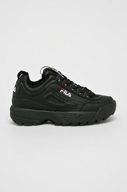 Fila: Чёрные ботинки  Disruptor