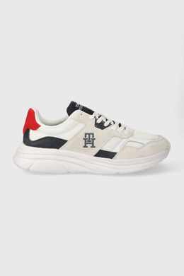 Tommy Hilfiger: Белые кроссовки  Runner