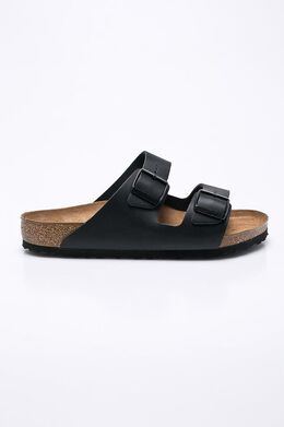 Birkenstock: Чёрные шлёпанцы 