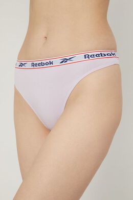 Reebok: Синие шлёпанцы 