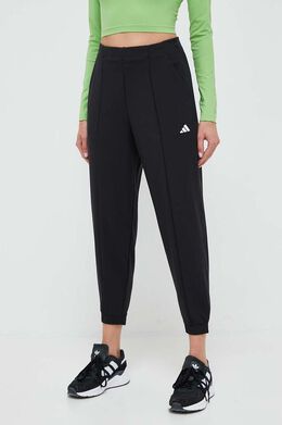 ADIDAS PERFORMANCE: Чёрные брюки  Essentials