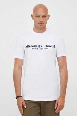 Armani Exchange: Хлопковая футболка