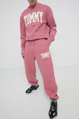 Tommy Jeans: Розовые брюки 