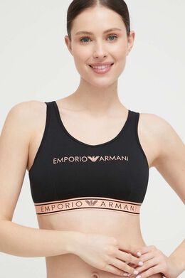 Emporio armani underwear: Чёрный бюстгальтер 