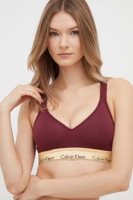 Calvin Klein Underwear: Бордовый бюстгальтер 