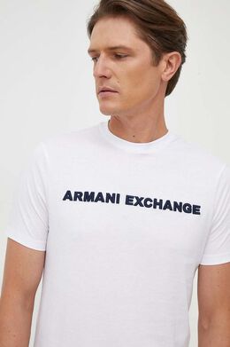 Armani Exchange: Хлопковая футболка