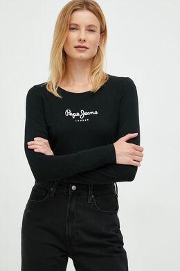 Pepe Jeans: Чёрная рубашка 