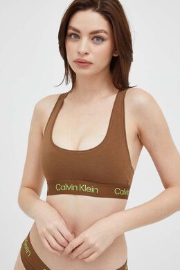 Calvin Klein Underwear: Коричневый бюстгальтер 