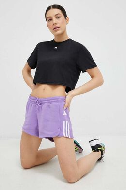Adidas: Чёрная футболка 
