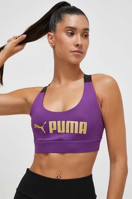 PUMA: Фиолетовый бюстгальтер 