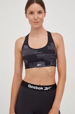 Reebok: Серый бюстгальтер 