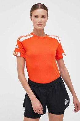 Adidas: Оранжевая футболка 