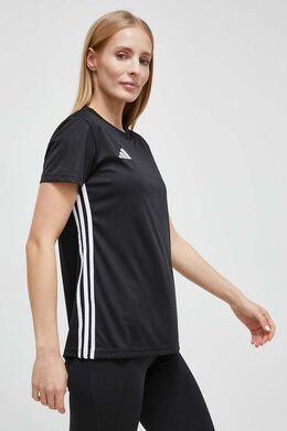 Adidas: Чёрная футболка 