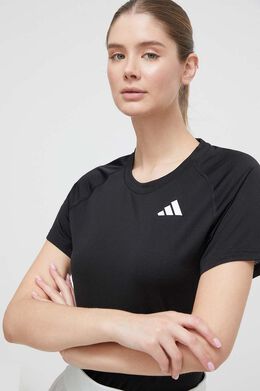 Adidas: Чёрная футболка 