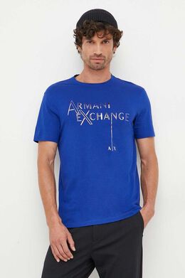 Armani Exchange: Хлопковая футболка