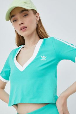 Adidas Originals: Зелёная футболка  Originals