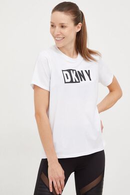 DKNY: Белая футболка 