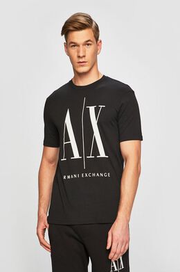 Armani Exchange: Хлопковая футболка 