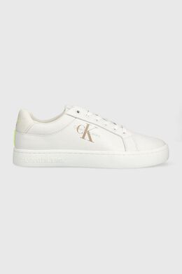 Calvin Klein Jeans: Кожаные кроссовки Cupsole