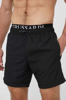 Trussardi: Чёрные плавки