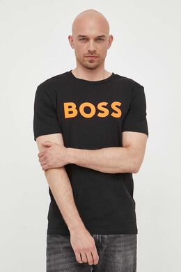 BOSS: Хлопковая футболка 