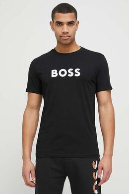 BOSS: Чёрная футболка 