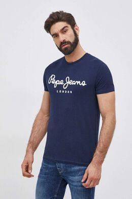 Pepe Jeans: Тёмная футболка 