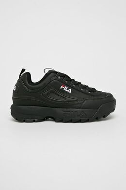 Fila: Чёрные ботинки 