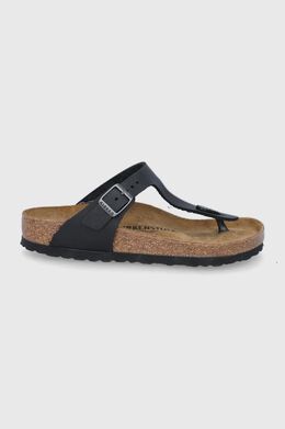 Birkenstock: Чёрные шлёпанцы  Gizeh