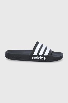 Adidas: Чёрные шлёпанцы  Adilette