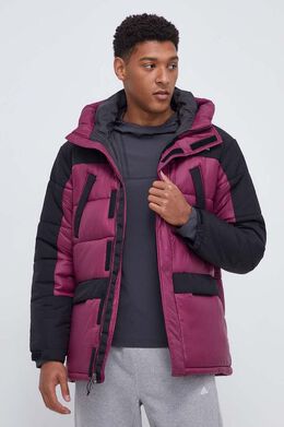 The North Face: Бордовая куртка 