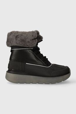 UGG: Чёрные ботинки