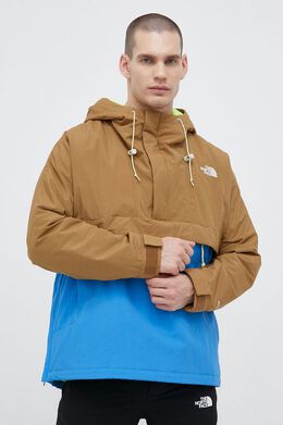 The North Face: Коричневая куртка 