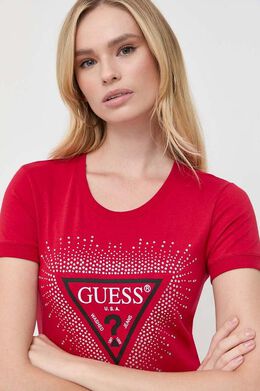 Guess: Красная футболка