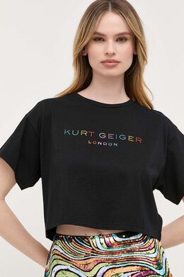 Kurt Geiger London: Хлопковая футболка