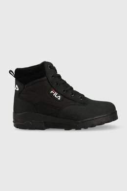 Fila: Чёрные ботинки 