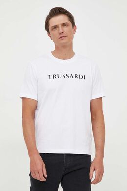 Trussardi: Хлопковая футболка