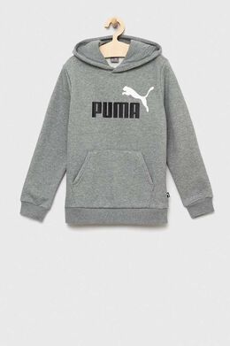 PUMA: Серая толстовка  Ess