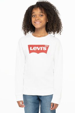 Levi's: Белая толстовка 