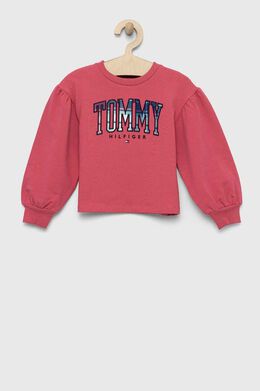 Tommy Hilfiger: Розовая толстовка 