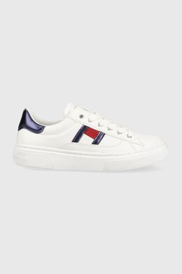 Tommy Hilfiger: Белые кроссовки 