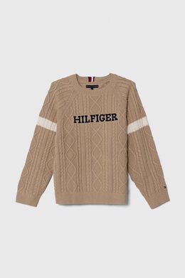 Tommy Hilfiger: Бежевый свитер 