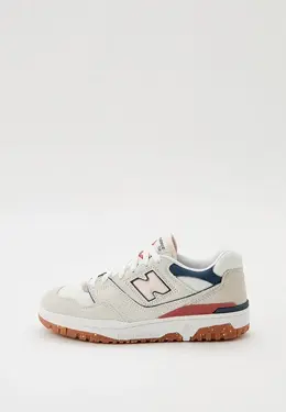 New Balance: Серые кеды 