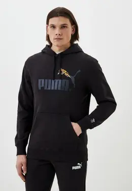 PUMA: Чёрная толстовка 