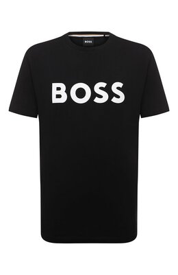 BOSS: Хлопковая футболка 