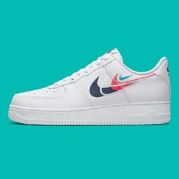 Nike: Белые кеды Air Force 1 Low