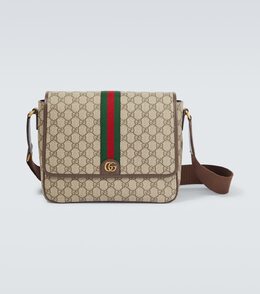 Gucci: Бежевая сумка  Ophidia