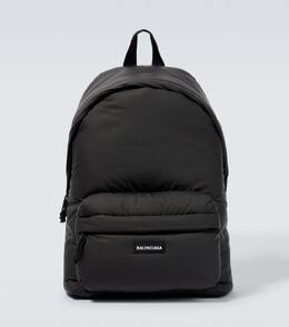 Balenciaga: Чёрный рюкзак 