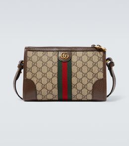 Gucci: Коричневая сумка  Ophidia GG