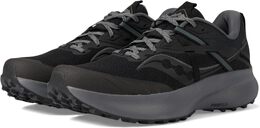 Saucony: Чёрные кроссовки 